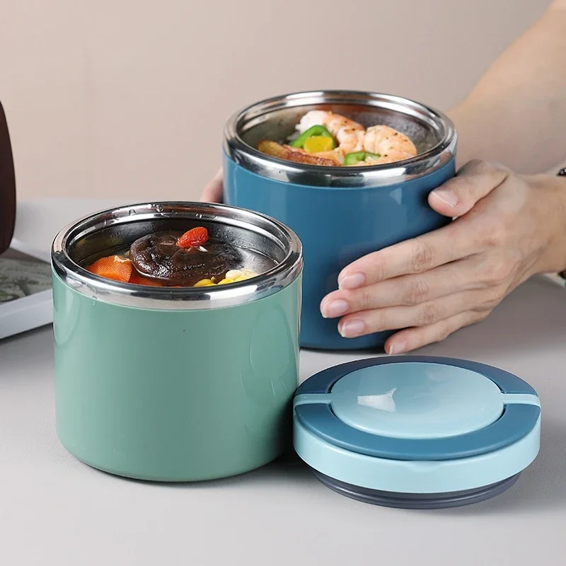 Baby Food Warmer Portable - Pot alimentaire isolé de 630/1000ml, boîte