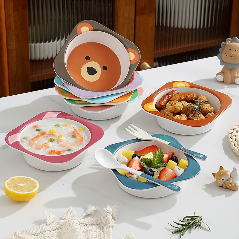 Baby Food With Fiber - Bols pour bébé avec cuillère sans