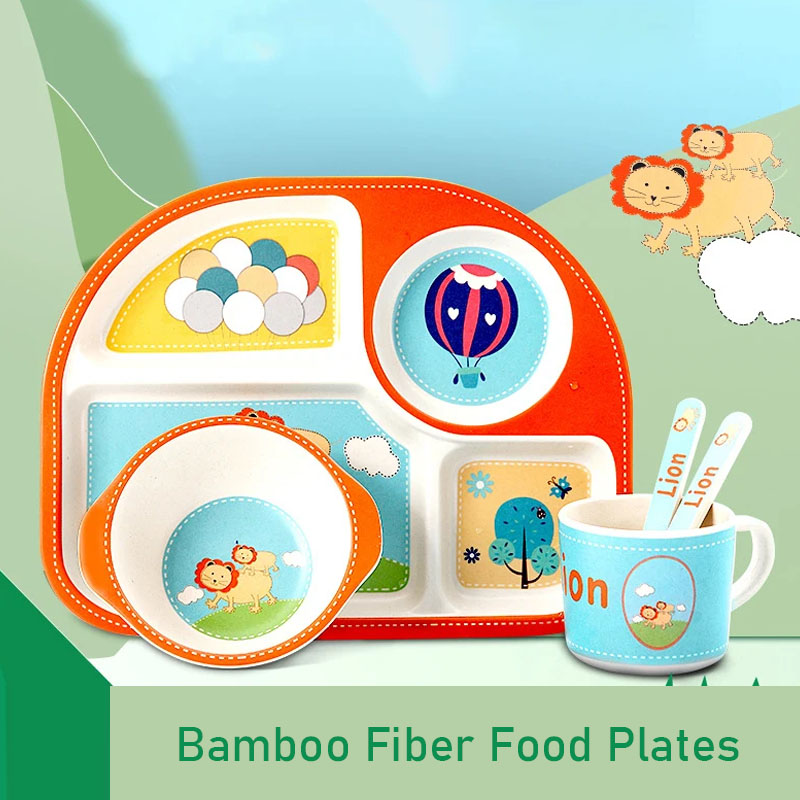 Baby Food With Fiber - Plat pour enfants avec cloisons assiettes