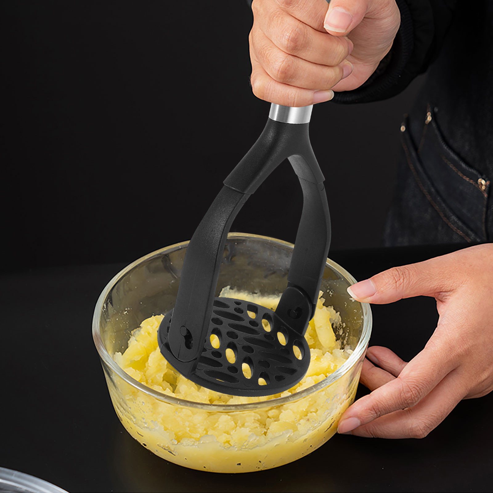 Baby Food With Avocado - Écrase-pommes pliable en nylon avec poignée