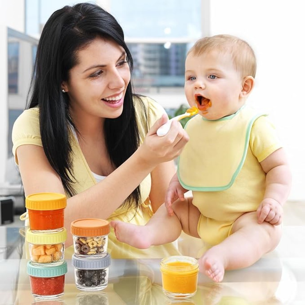 Baby Food Jars - Lot de 6 pots en verre