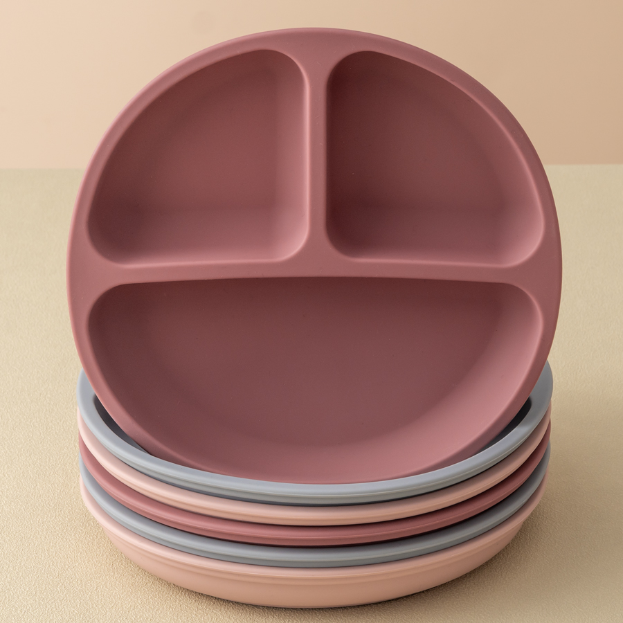 Baby Food Jars - Assiette à manger en Silicone pour