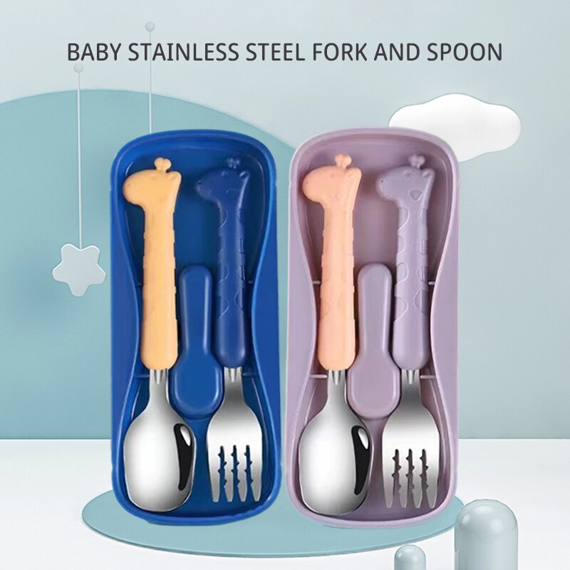 Baby Food Knife Set - Ensemble de vaisselle pour enfants en