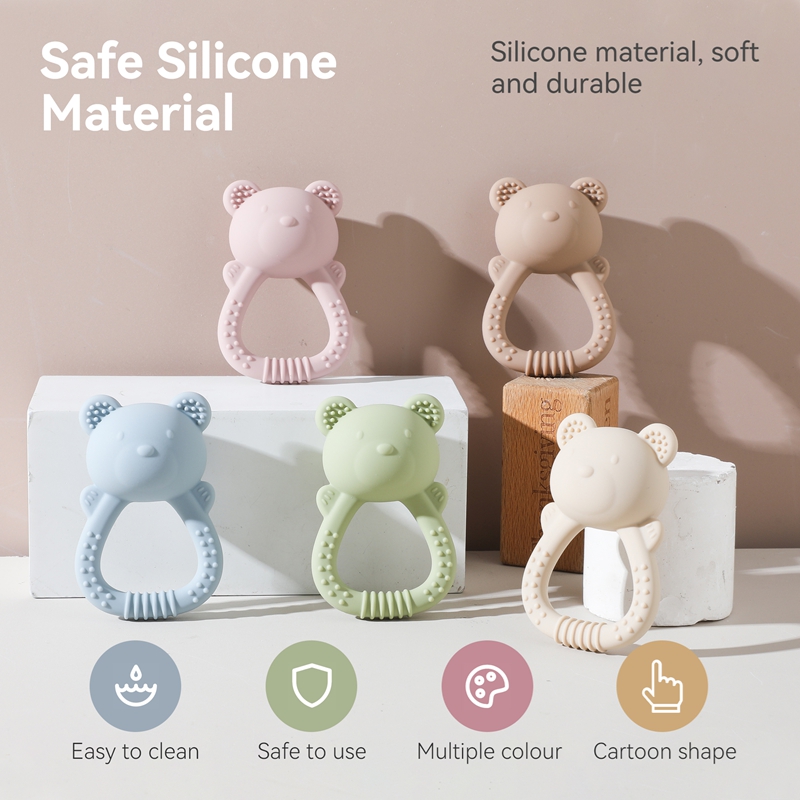 Baby Food Natural - Anneau de dentition en silicone pour
