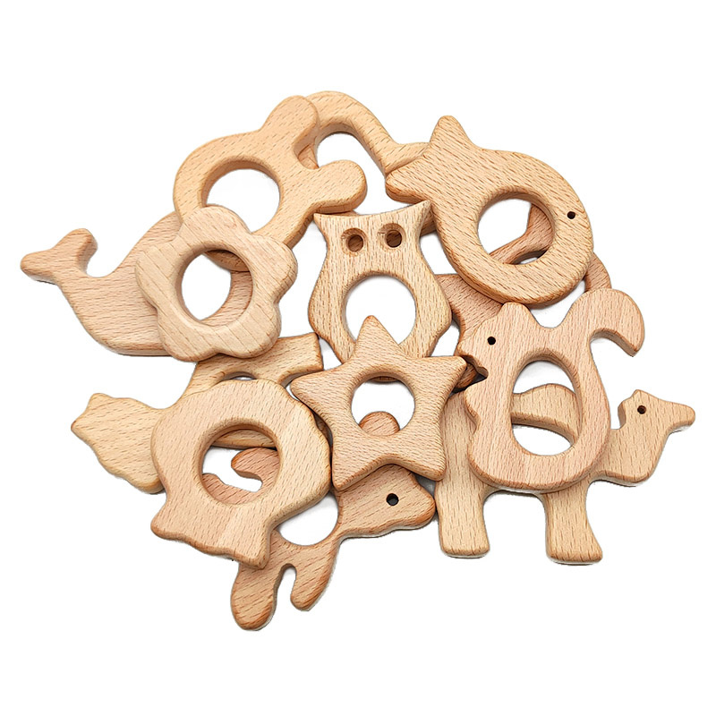 Baby Food Natural - Anneau de dentition en bois de