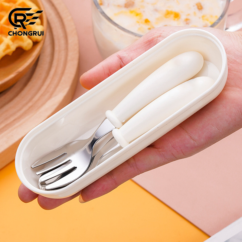 Baby Food Knife Set - Cuillère et fourchette d'apprentissage pour tout-petits