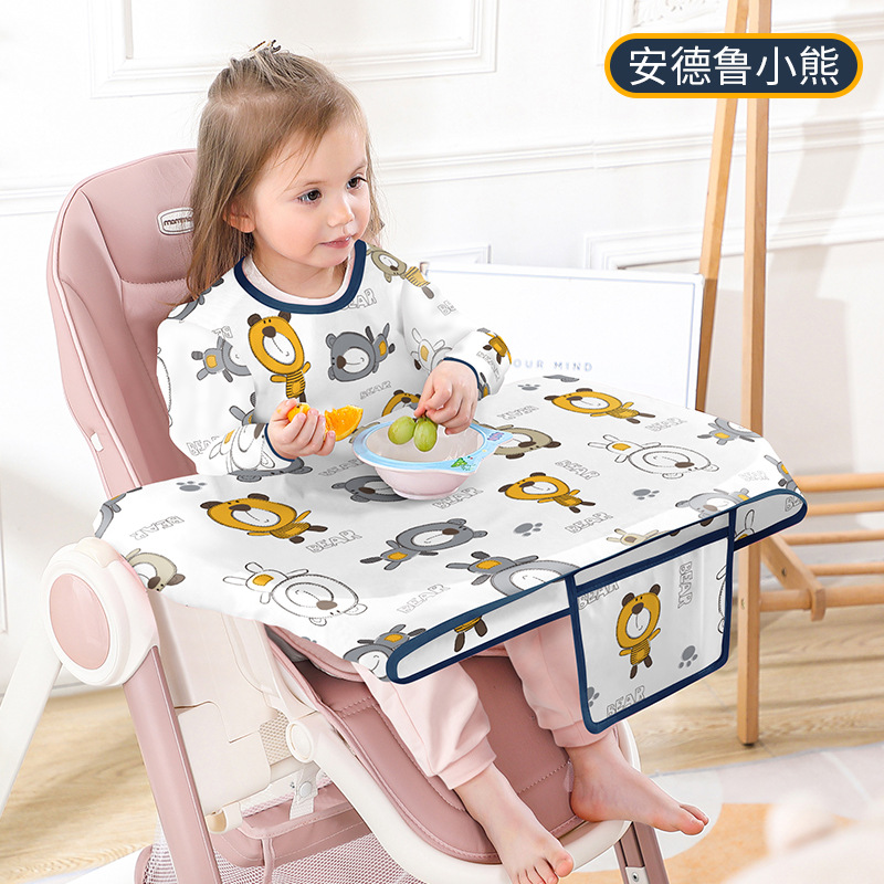 Baby Food Table - Bavoir imperméable pour nouveau-né, couverture de