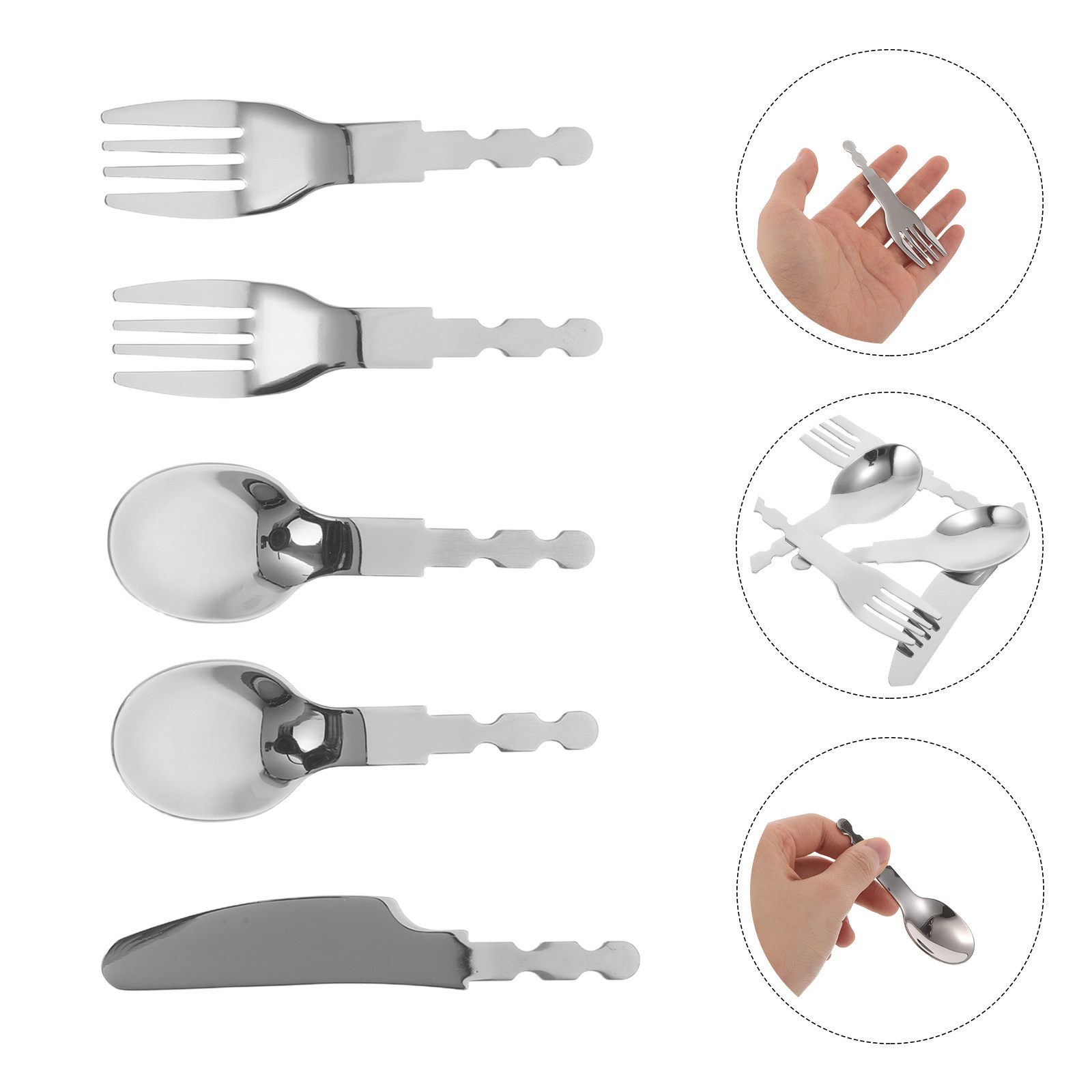 5 pièces de couverts pour enfa - Baby Food Knife Set avis et prix