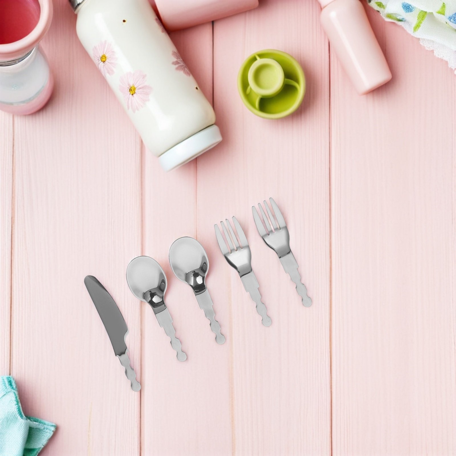 5 pièces de couverts pour enfa - Baby Food Knife Set avis et prix