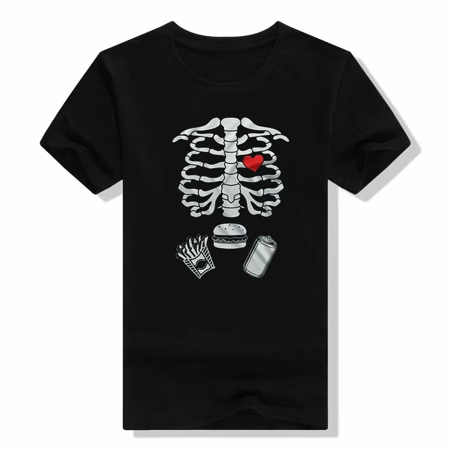 Halloween squelette T-Shirts C - Food Baby X Ray avis et prix