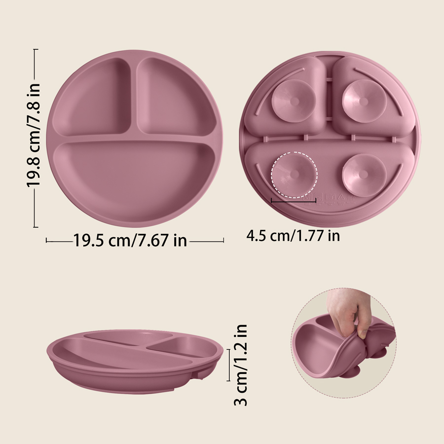 Assiette à manger en Silicone  - Baby Food Jars avis et prix
