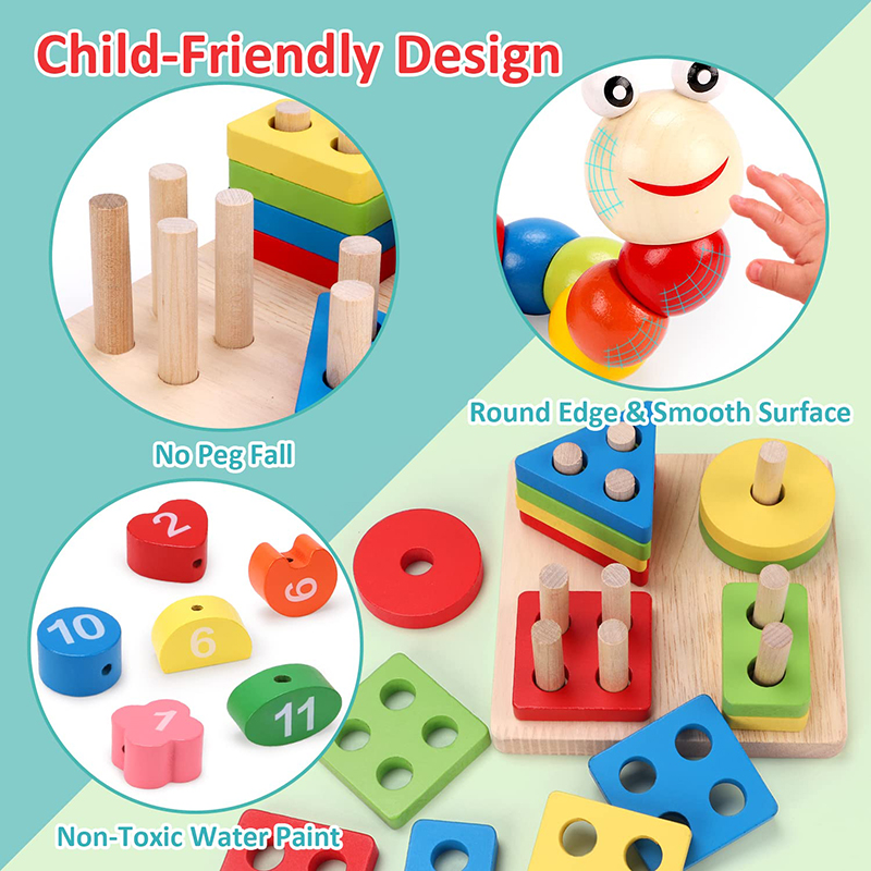 Jouets en bois Montessori pour - Baby Food Game avis et prix