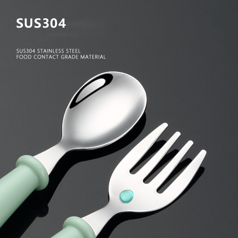 Cuillère et fourchette d'appre - Baby Food Knife Set avis et prix