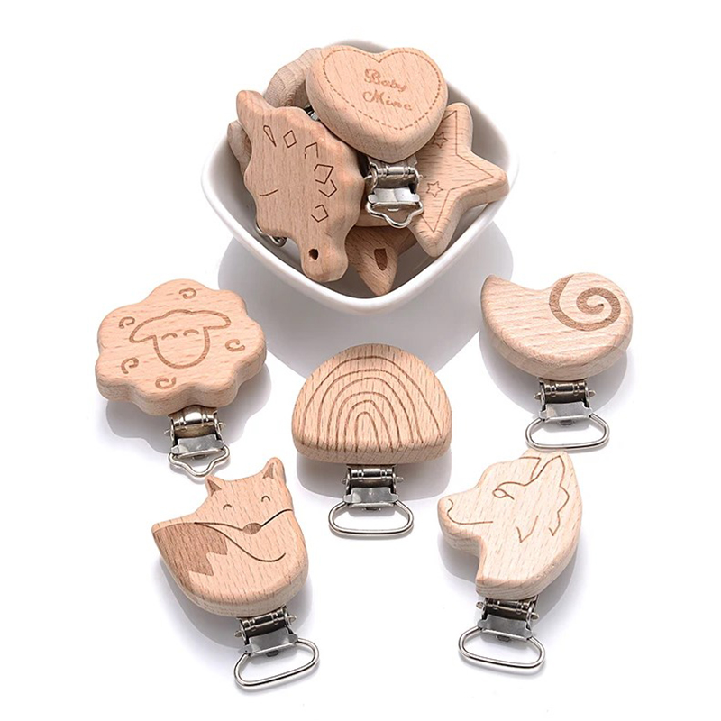 Attache-sucette en bois de qua - Baby Food Natural avis et prix